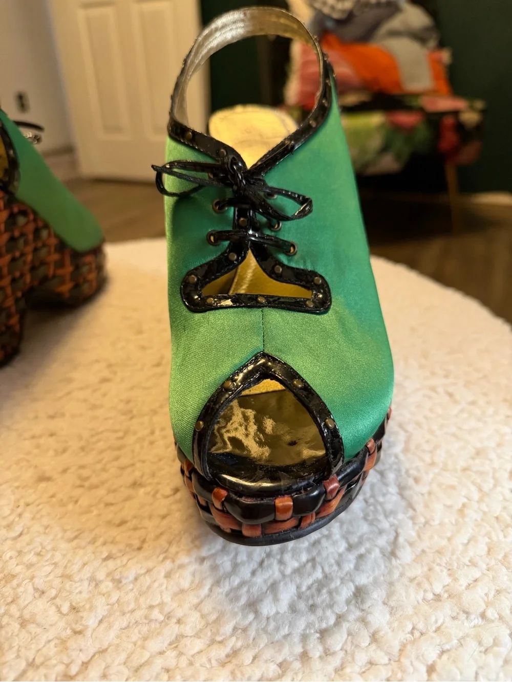 Le Due by Due Farina Green Platform